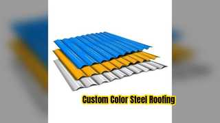Custom Color Steel Roofing Sheets